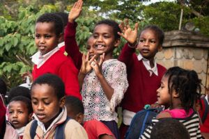 kinderen in Ethiopië