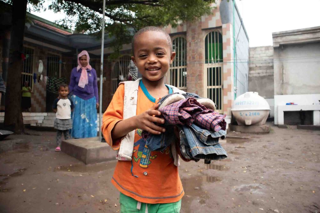 schenk kleren voor Ethiopië